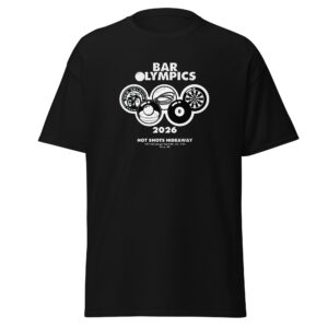 Hot Shots Hideaway Bar Olympics 2026 T-Shirt